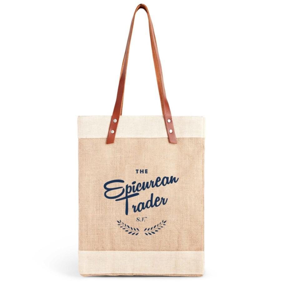 The Epicurean Trader market tote bag