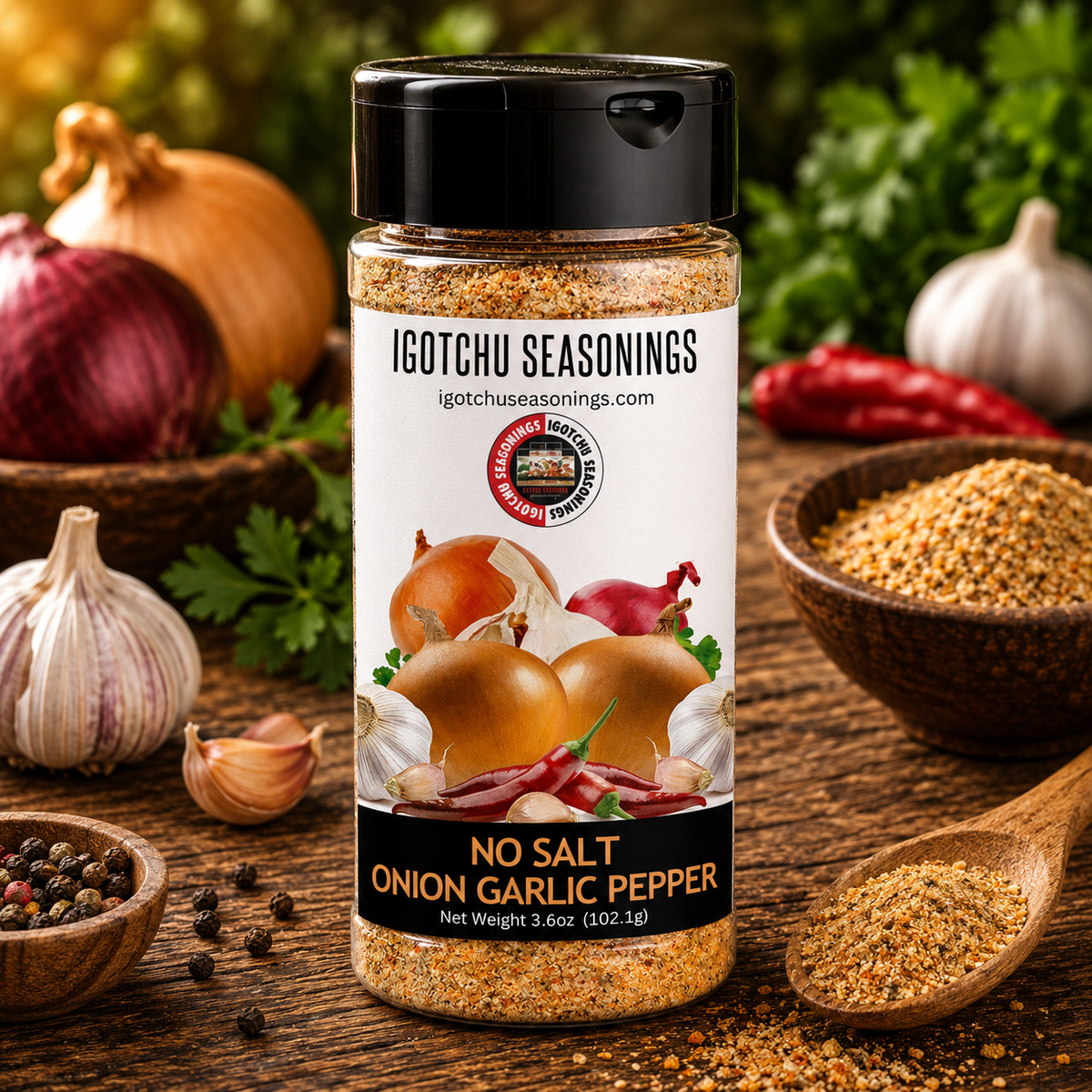 Igotchu No Salt Onion Garlic Pepper seasoning