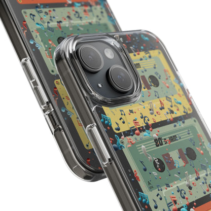 80's Jam Cassette Tapes Clear Mobile Phone Case