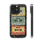 80's Jam Cassette Tapes Clear Mobile Phone Case