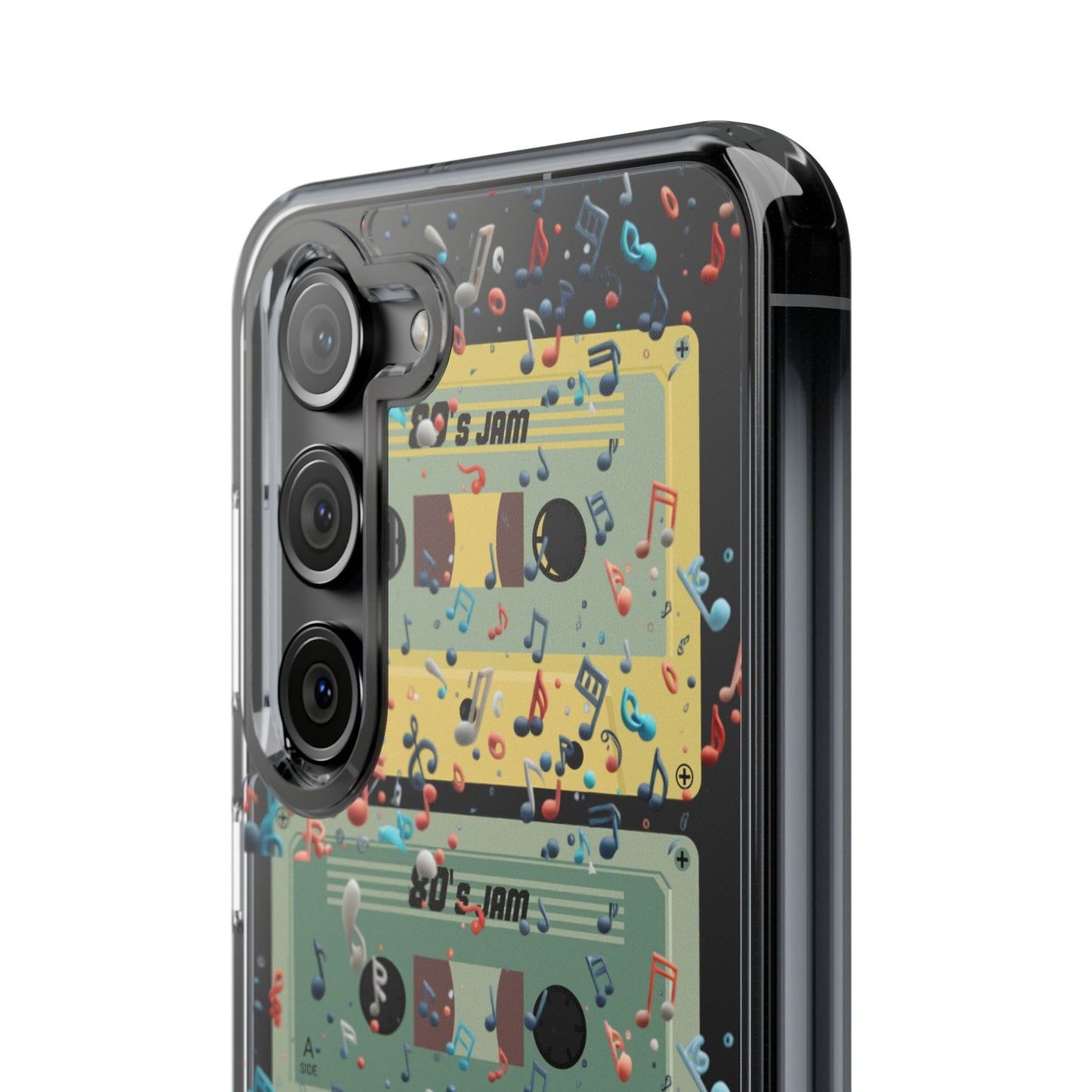 80's Jam Cassette Tapes Clear Mobile Phone Case