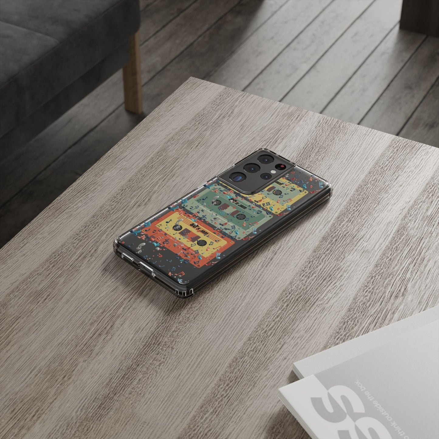 80's Jam Cassette Tapes Clear Mobile Phone Case