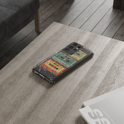 80's Jam Cassette Tapes Clear Mobile Phone Case