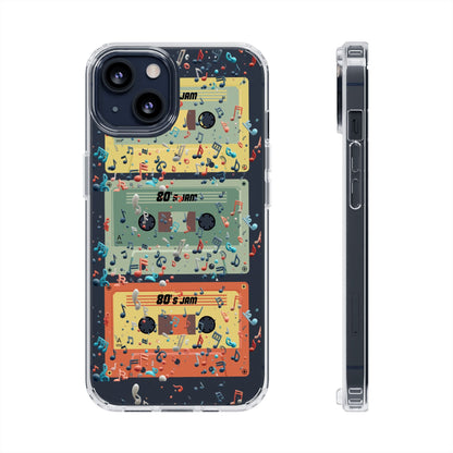 80's Jam Cassette Tapes Clear Mobile Phone Case