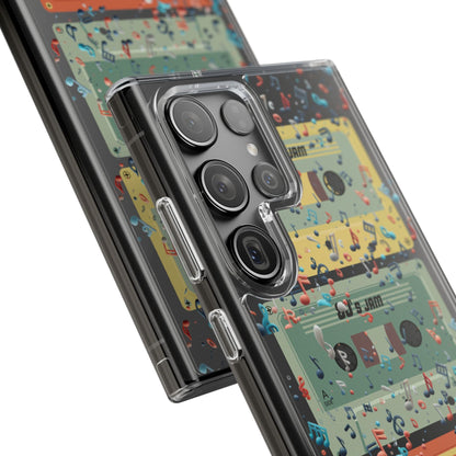 80's Jam Cassette Tapes Clear Mobile Phone Case