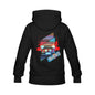 Buckle Up 4-wheel Drive Men's Hoodie with Printing on Back (Made in USA)