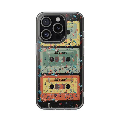 80's Jam Cassette Tapes Clear Mobile Phone Case