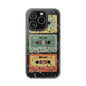 80's Jam Cassette Tapes Clear Mobile Phone Case