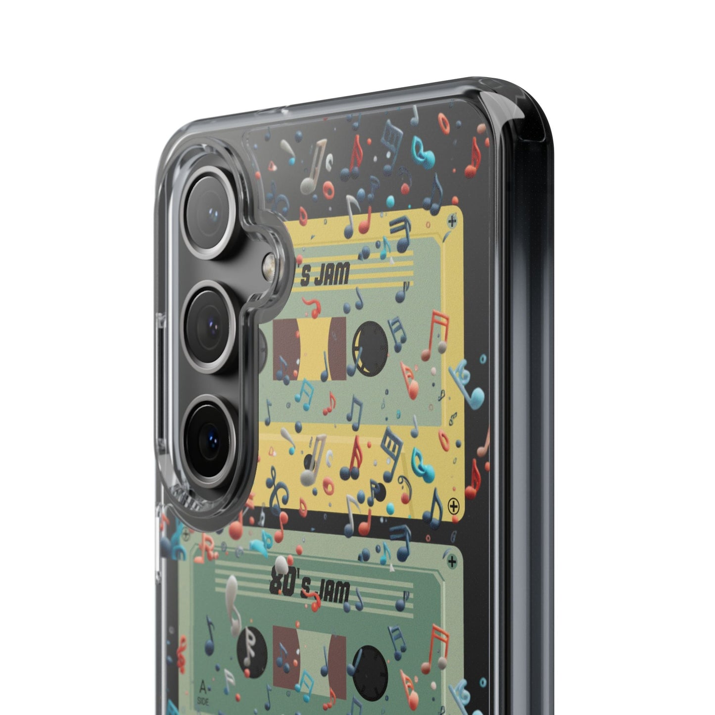 80's Jam Cassette Tapes Clear Mobile Phone Case