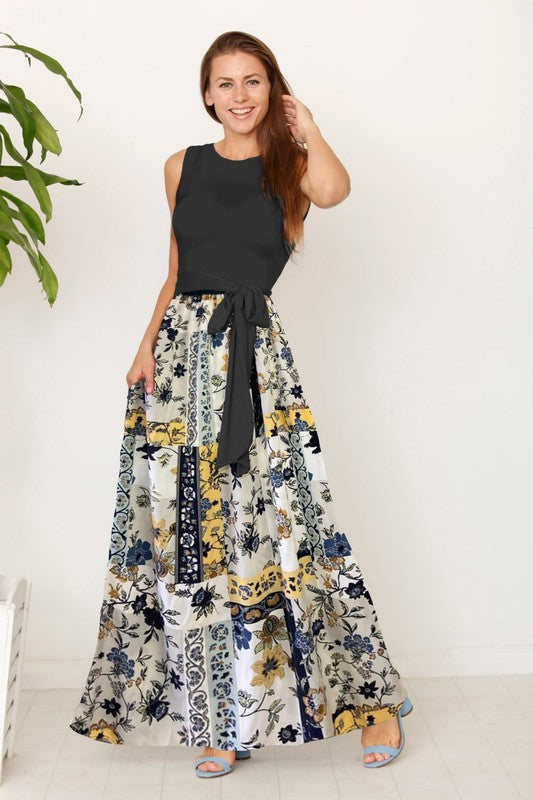 Women's Boho Handkerchief Plus Size Maxi Dress