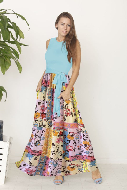 Women's Boho Handkerchief Plus Size Maxi Dress