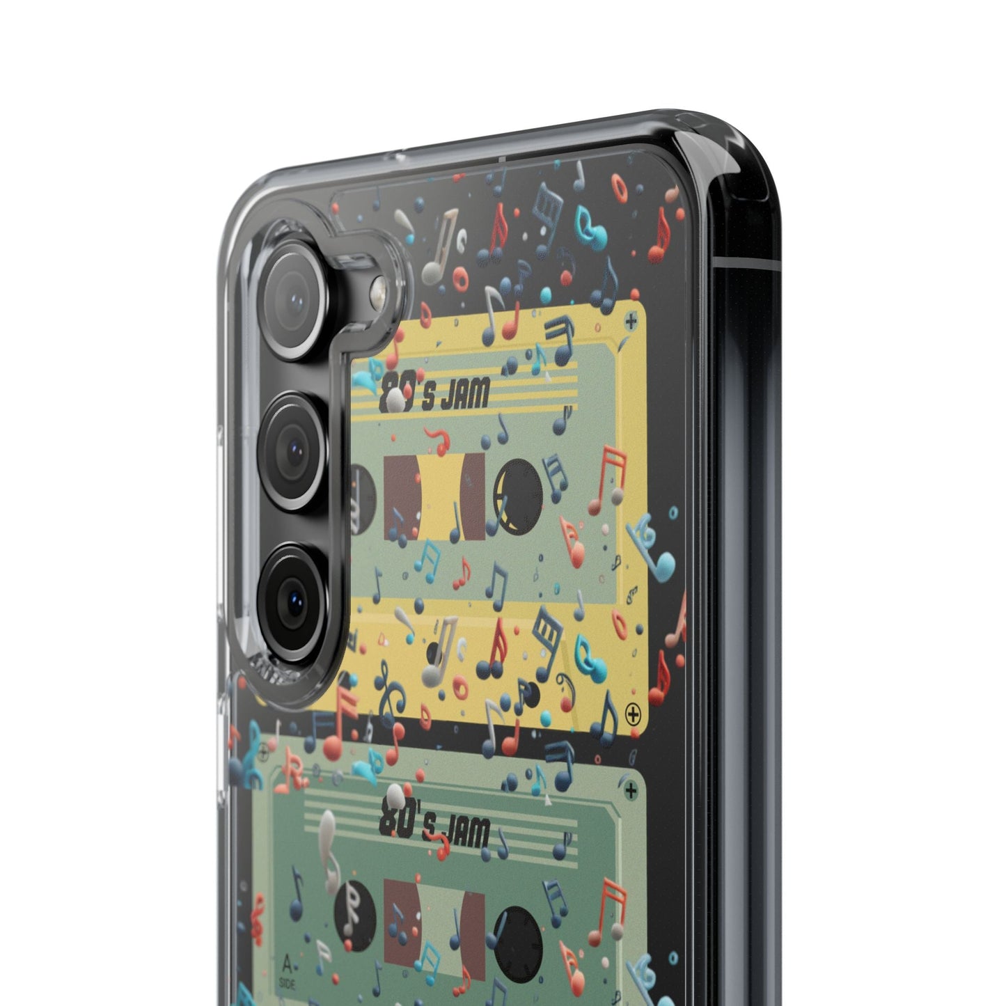 80's Jam Cassette Tapes Clear Mobile Phone Case