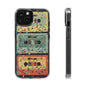 80's Jam Cassette Tapes Clear Mobile Phone Case