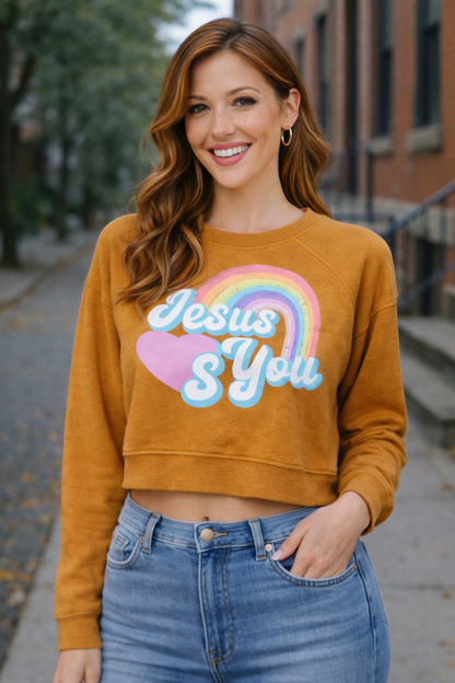 Jesus Loves You Crew Sweatshirt