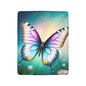 Beautiful Butterfly Blanket Ultra-Soft Micro Fleece Blanket 40" x 50" (Made in USA)