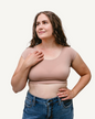 Elegant Basic Cap Sleeve Halftee