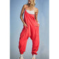 Feisty Orange jumpsuit overalls