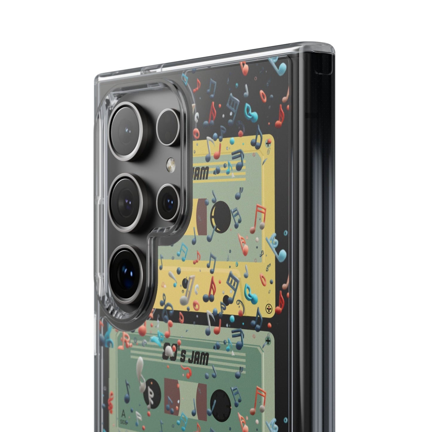 80's Jam Cassette Tapes Clear Mobile Phone Case