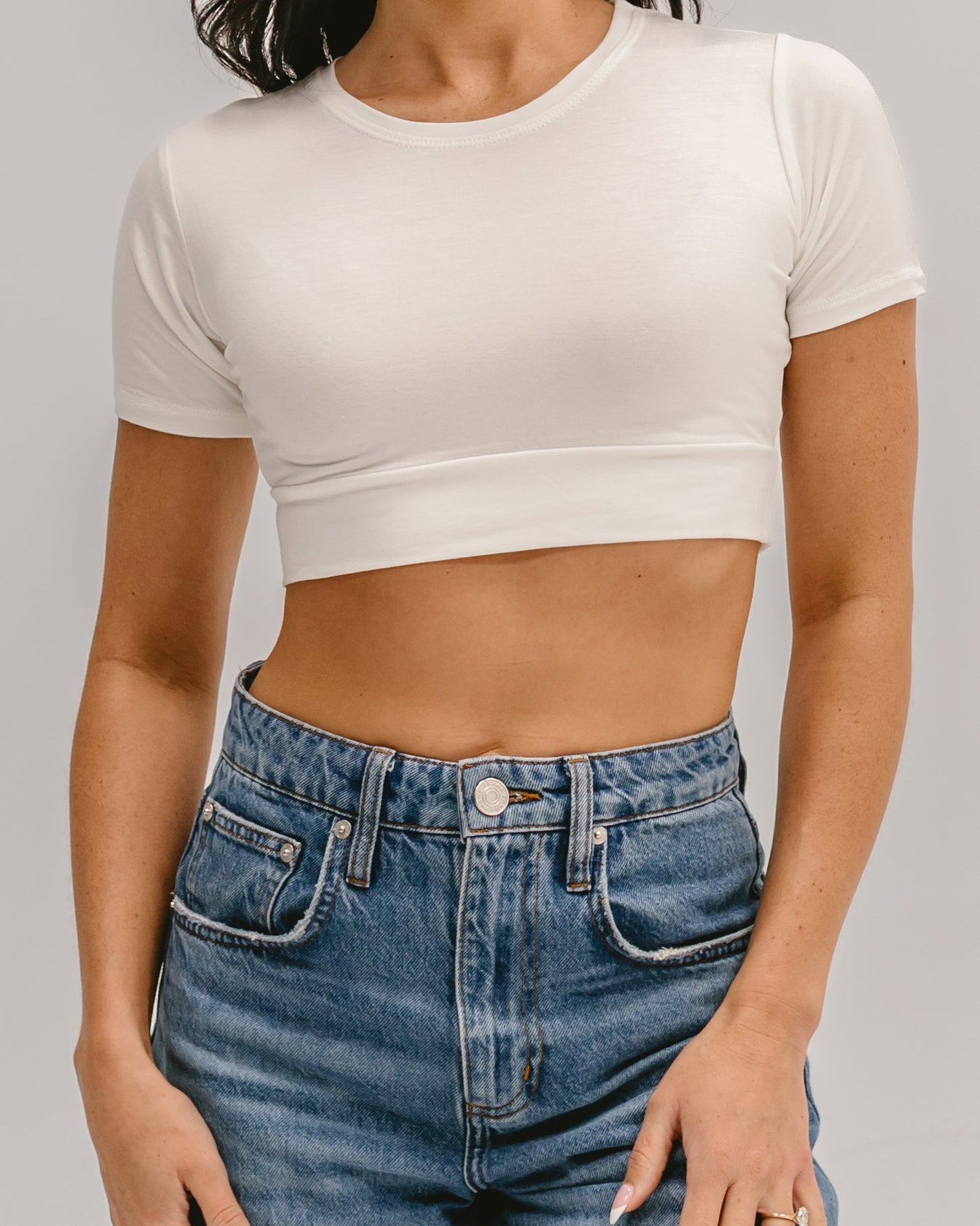 Crew Neck Boyfriend Halftee