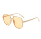 Hip Hop Color Block Sunglasses