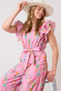 Pink Champagne brunch jumpsuit