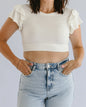 Ruffle Sleeve Halftee