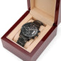 18-wheeler Truck Driver Engraved Black Watch
