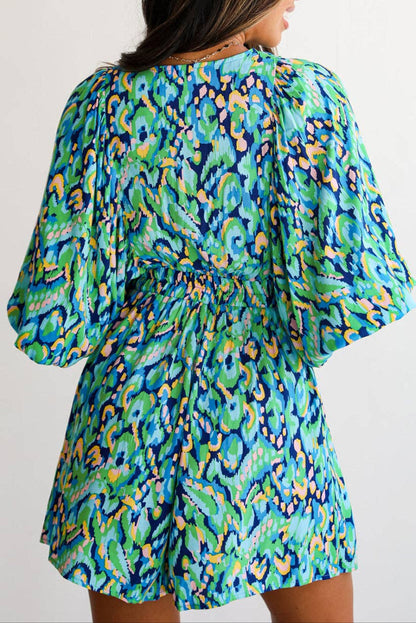 Blue & Green Malibu Romper