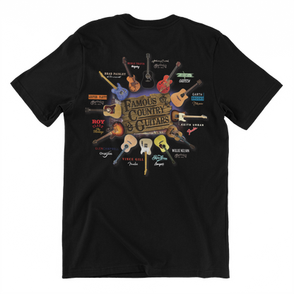Famous Country Guitars Design T-Shirt